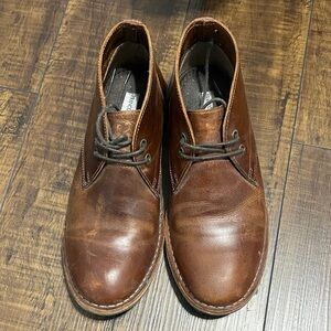 Franco Fortini Brown Leather Chukka Boots